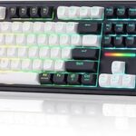 Redragon K745 PRO Wireless Gasket RGB Gaming Keyboard, 108 Keys Mechanical Keyboard w/Extra 4 Hotkeys, Hot-Swap South-Facing LED Socket, 5-Layer Noise Dampening, Mint Mambo Switch