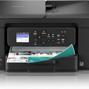 Brother Work Smart 1360 Wireless Colour Inkjet, All-in-One Printer for Home Use, Copy, Scan with Automatic Duplex Printing, 1.8†Color Display and Starter Cartridges (MFCJ1360DW us
