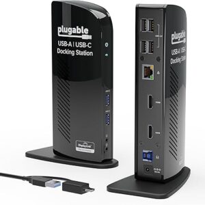 Plugable UD-3900Z Dual HDMI USB Universal Docking Station For Windows (UD-3900Z)