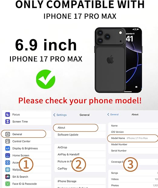 Tempered Glass 4 Way All Angle Privacy Screen Protector for iPhone 17 Pro Max, 360° Anti-spy Auto-Dust Removal, High Definition, Full Coverage No Bubble Easy Installation 2-Pack - Image 5