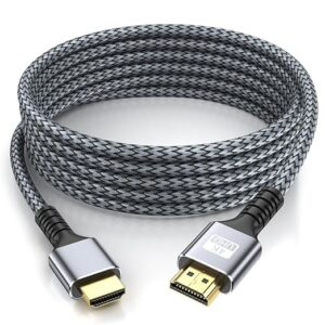 25FT 4K HDMI 2.0 Cable – Ultra High-Speed Gold-Plated HDMI Cord for TV, Monitor, Xbox, PS5 & Laptop