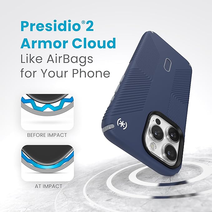 Speck iPhone 15 Pro Max Case - Presidio2 Pro BLUE - Image 6
